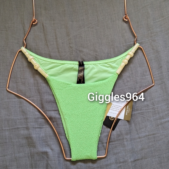 Vix Firenze Zene Beaded Bikini Set Lime Green - Picture 6 of 8
